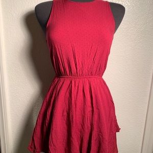 Forever 21 Red and Black Polka Dot Dress